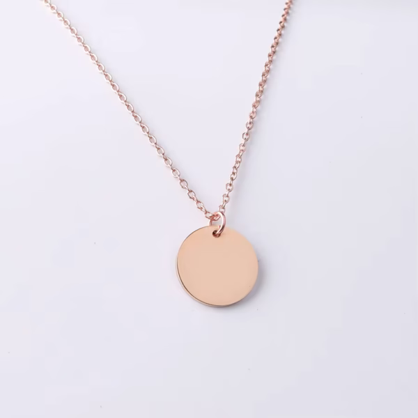 Round Necklace - Rose Gold