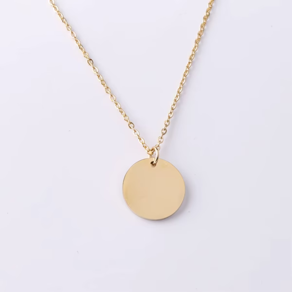 Round Necklace - Gold