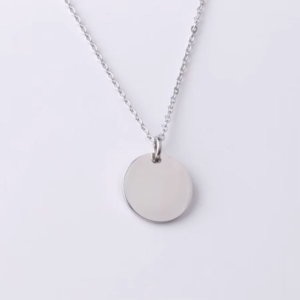Round Necklace - Silver