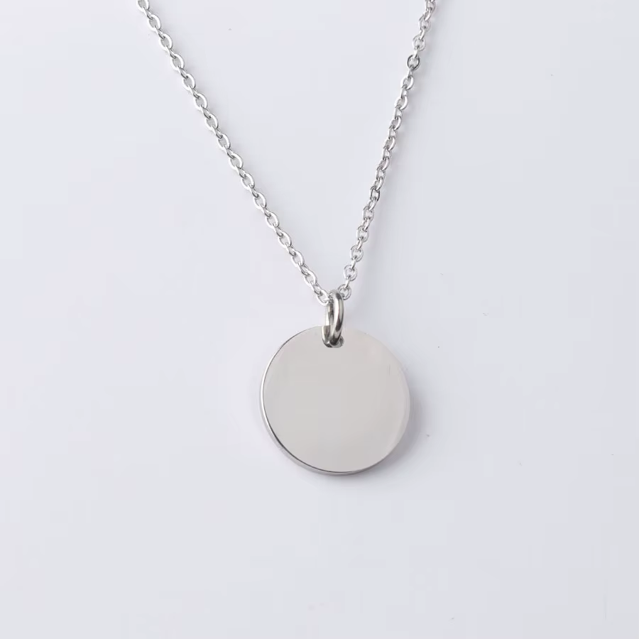 Round Necklace - Silver